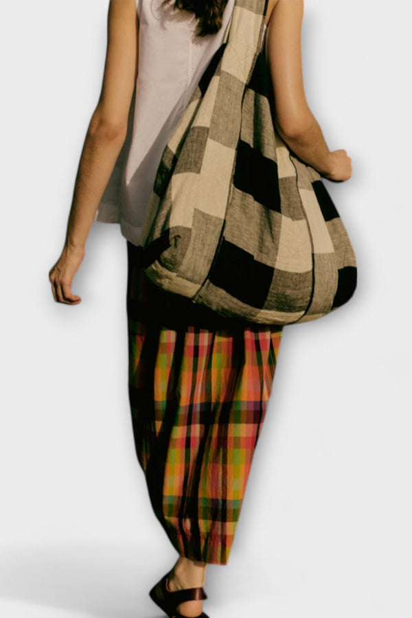 Emilia - Buntgestreifter Plisseerock