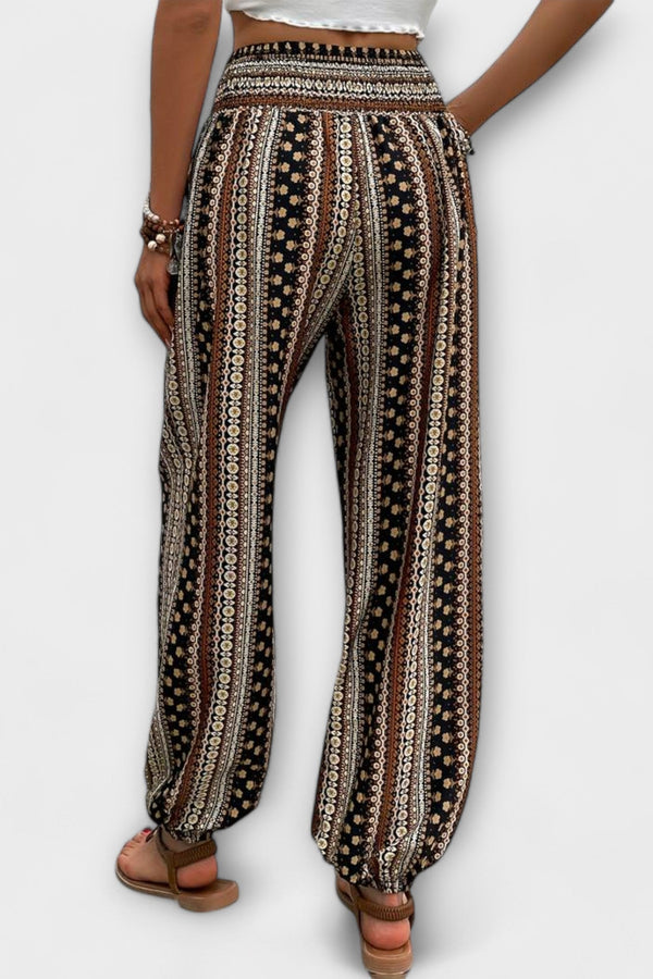 Scarlett - Hose mit ethnischer Grafik