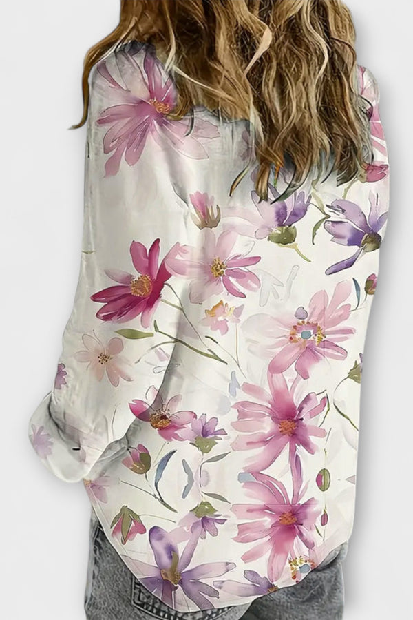 Gaida - Luftige Blumenbluse für den Sommer