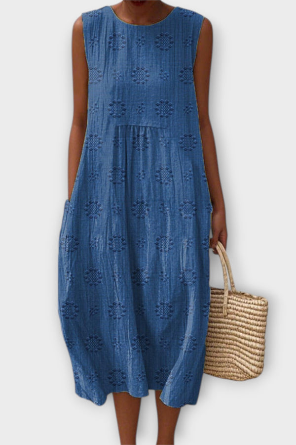 Ruth - Leichtes Baumwoll-Leinen Kleid