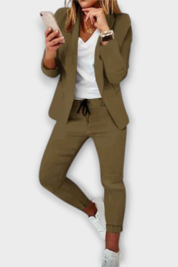 Sophia – Elegantes und bequemes Blazer-Set