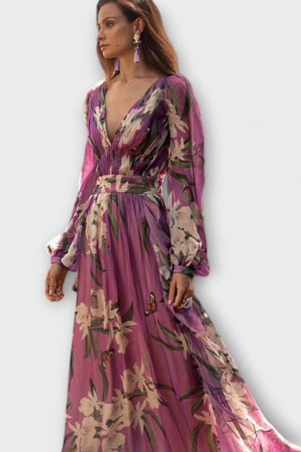 Hochwertiges elegantes Maxikleid