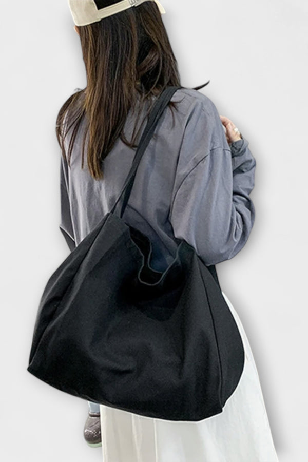 Hochwertige große Canvas-Shopper-Tasche