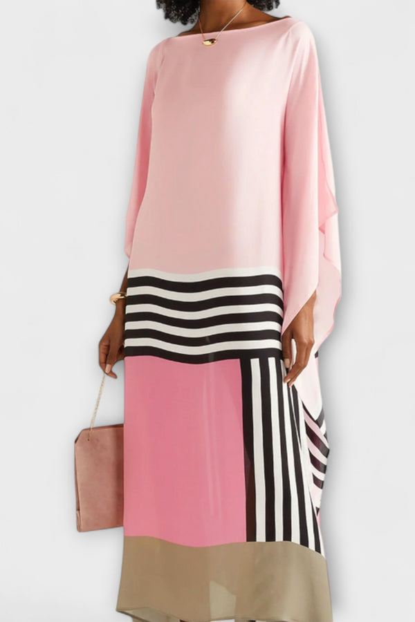 Elenora - Locker geschnittener geometrischer Kaftan