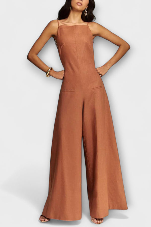 Ylva - Strahlender Halter-Jumpsuit