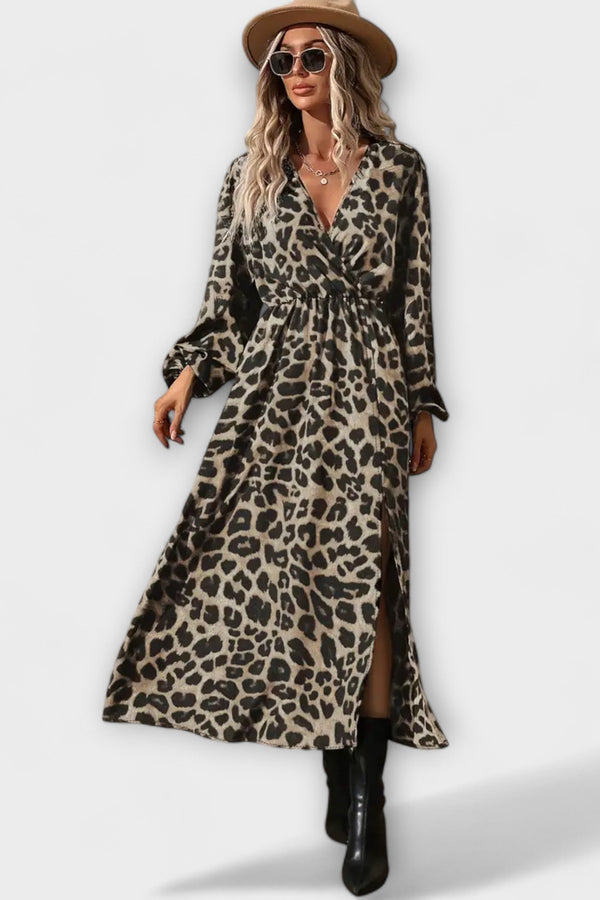 Natalie - Stylisches Kleid mit Leopardenmuster