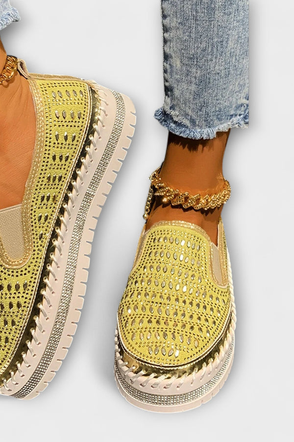 Thalia – Lässige Plateau-Loafer mit runder Spitze