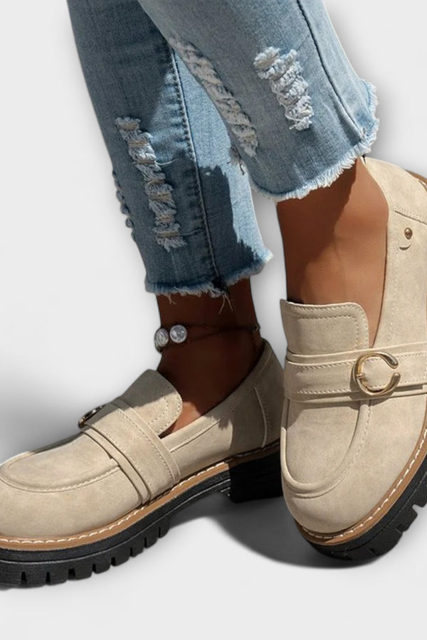 Poet – Lässige Slipper mit runder Spitze