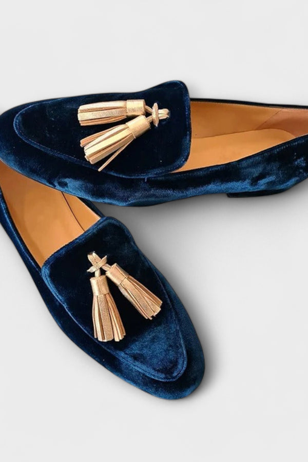 Quinnlyn – Vintage-inspirierte Loafer mit Quasten