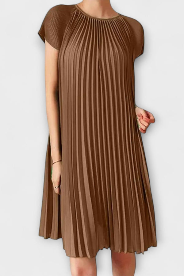 Elegantes Plisseekleid