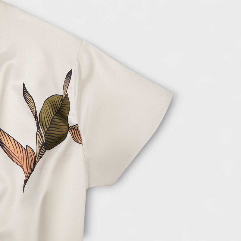 Satin Wickel-Kleid