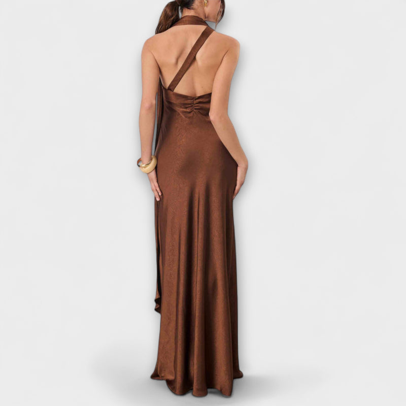 Azura - Schickes Maxikleid aus Satin