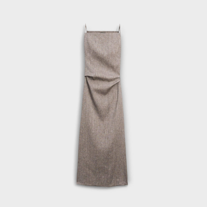 Clara - Fließendes Maxikleid aus Leinenmischung