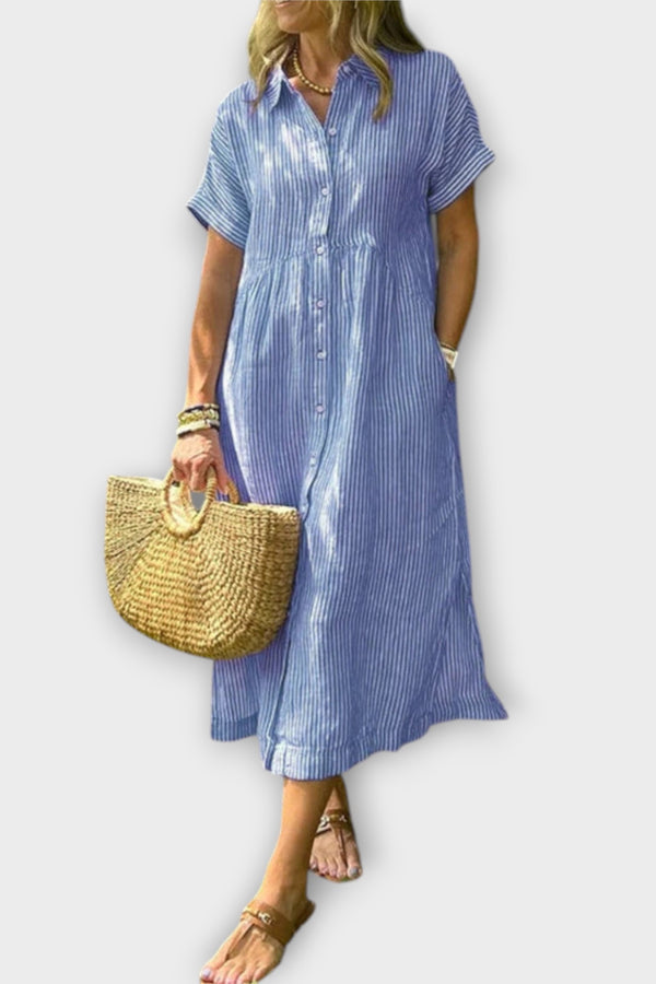 Anorea - Gestreiftes Kleid