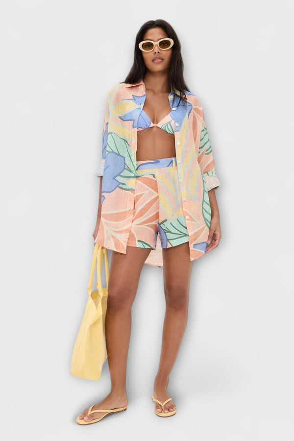 Mary - Tropisches Blattdruck Kurzset von Playa Boyfriend