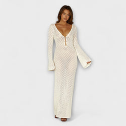 Anne - Weißes Luna Strandkleid