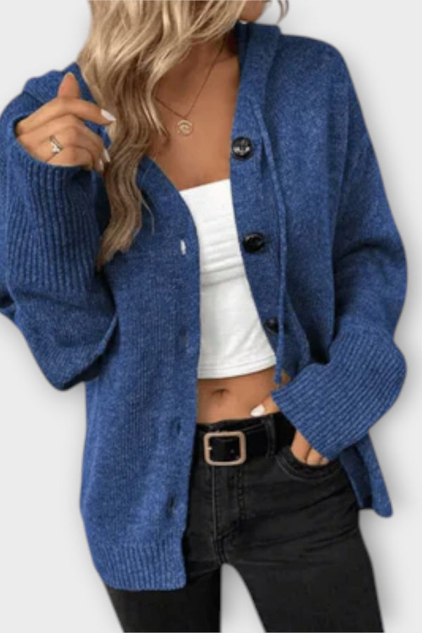 Brittan - Strickcardigan mit Knöpfe