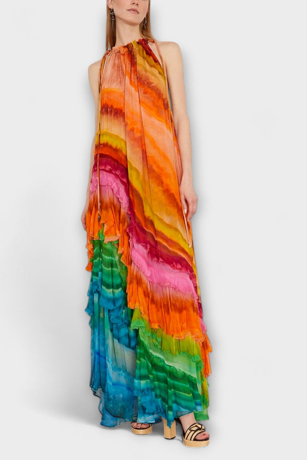 Iris - Ruffle Gown