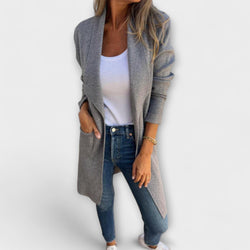 Eliane - Eleganter Longline-Cardigan