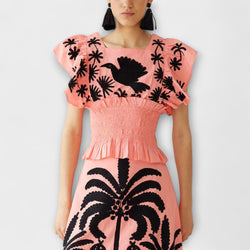 Amy - Schickes Palmbaumkleid