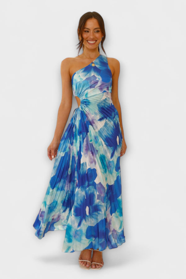 Sienna - Elegantes Cut-Out Maxikleid