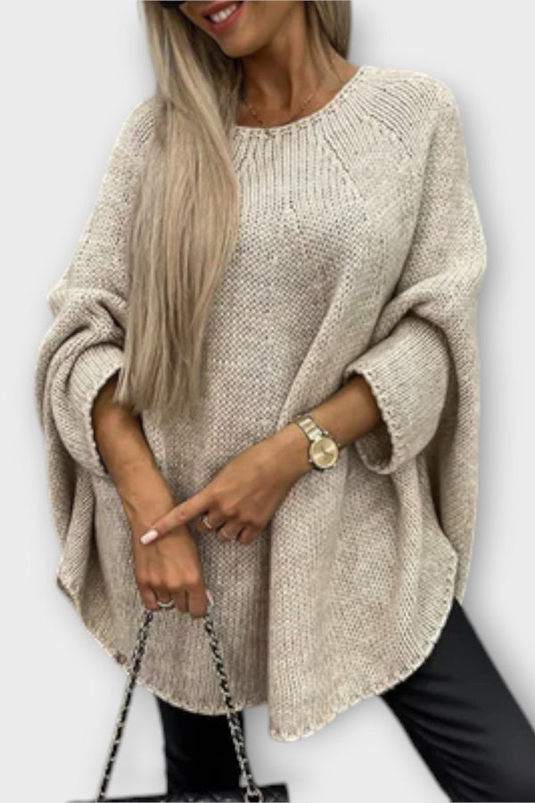 Isabelle - Stilvoller Damenpullover mit Rundhalsausschnitt