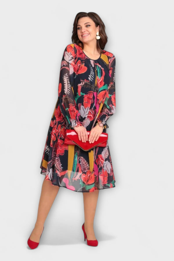 Caroline - Elegantes Plus-Size-Kleid für ultimativen Komfort