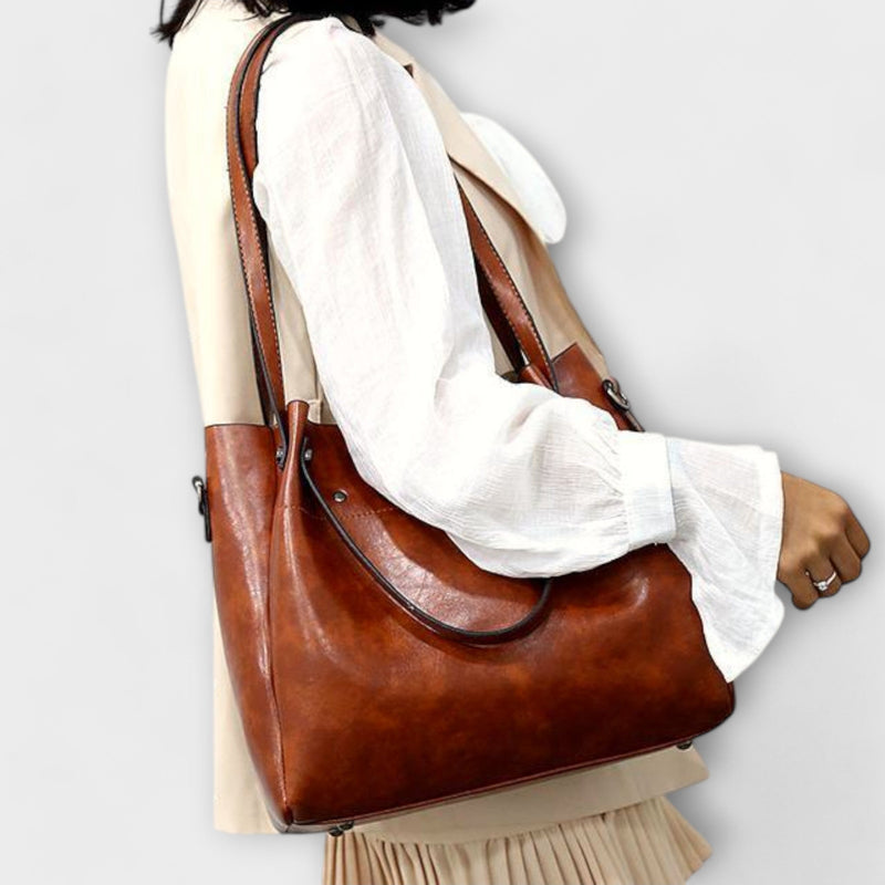 Lora. - 4-teiliges Vintage-Taschen-Set