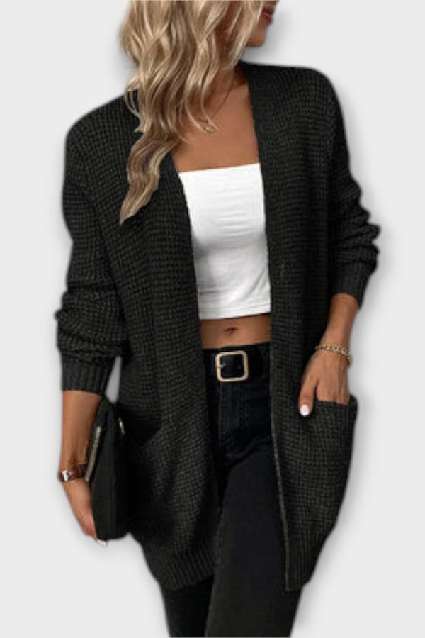 Nancy - lässiger Strick-Cardigan mit Taschen
