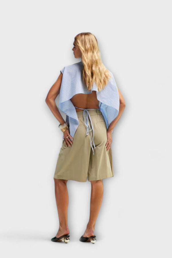 Leona - Ärmelloses gestreiftes Top