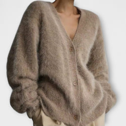 Lilla - Kuschelige Strickjacke