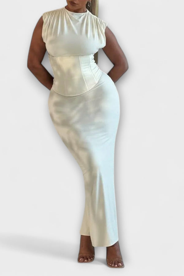 Vesper - Strapless Korsett Maxikleid