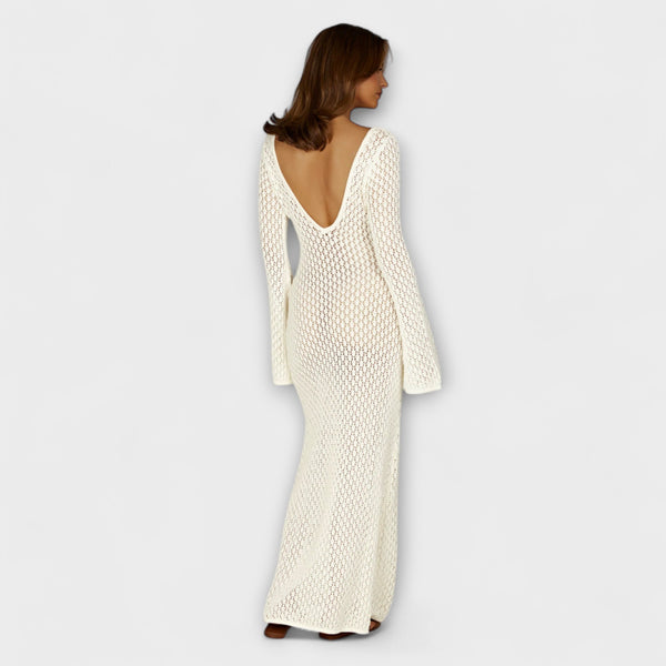Anne - Weißes Luna Strandkleid