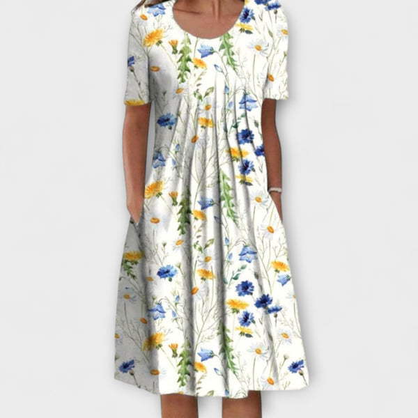 Emelie – Schickes Schichtkleid mit Bauchkontrolle