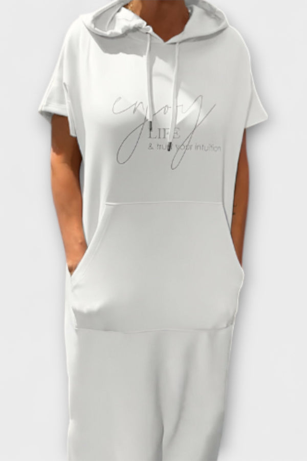 Daisy - Entspanntes Kapuzenkleid