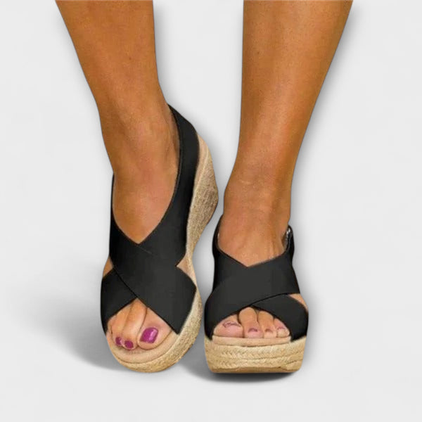 Elegante Espadrille-Sandalen