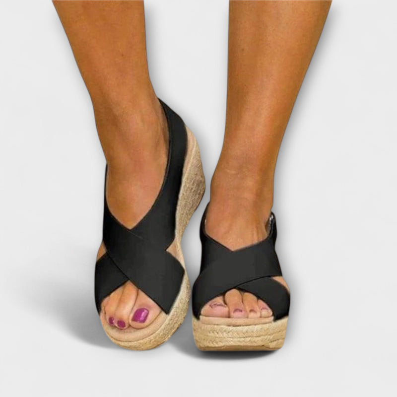 Elegante Espadrille-Sandalen