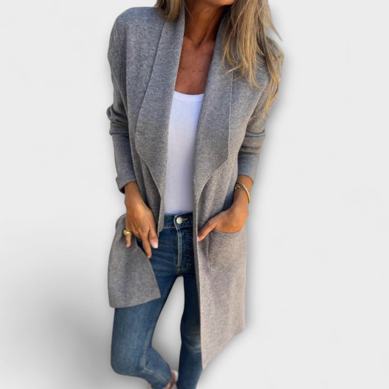 Eliane - Eleganter Longline-Cardigan