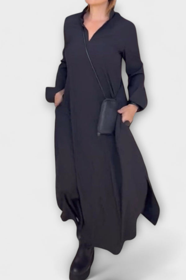 Caroline - Langes und Fließendes Kleid