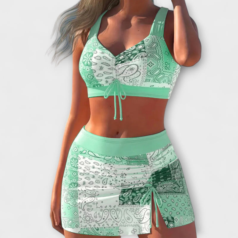 Pauline - Rock-Bikini mit Schleifen-Detail