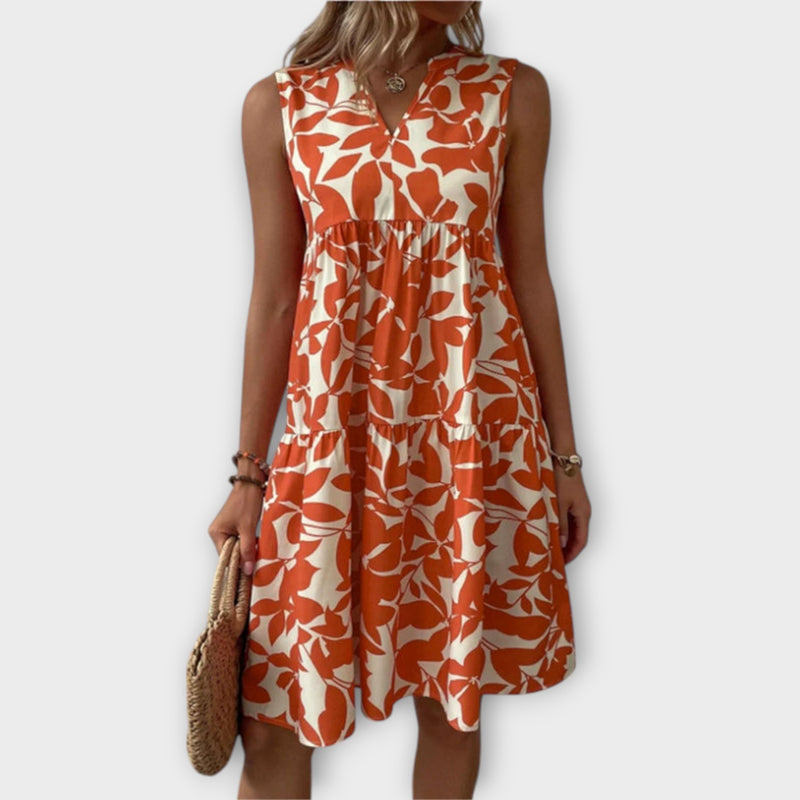 Tasha - Florales Fließendes Kleid