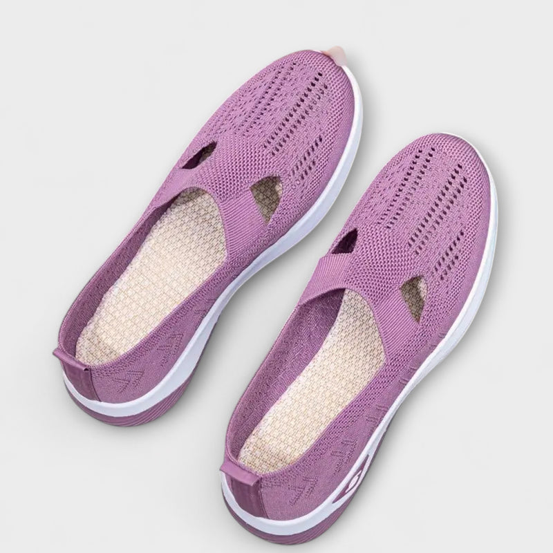 Martha - Komfort Plus Orthopädische Wanderschuhe in Lila