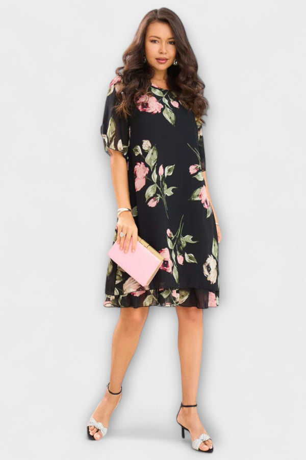 Melin - Elegantes Chiffonkleid