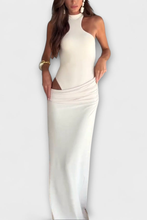 Minna - Verführerisches ärmelloses Cut-Out Kleid