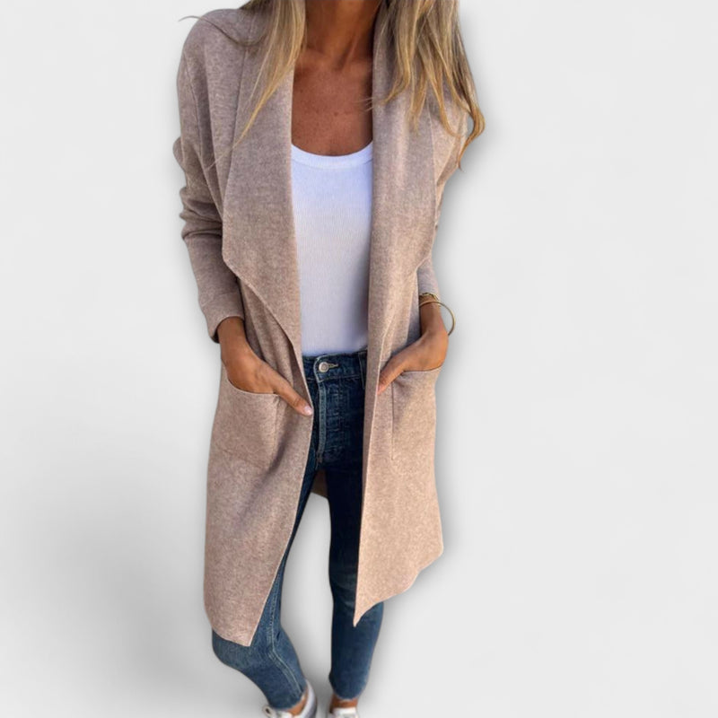 Eliane - Eleganter Longline-Cardigan