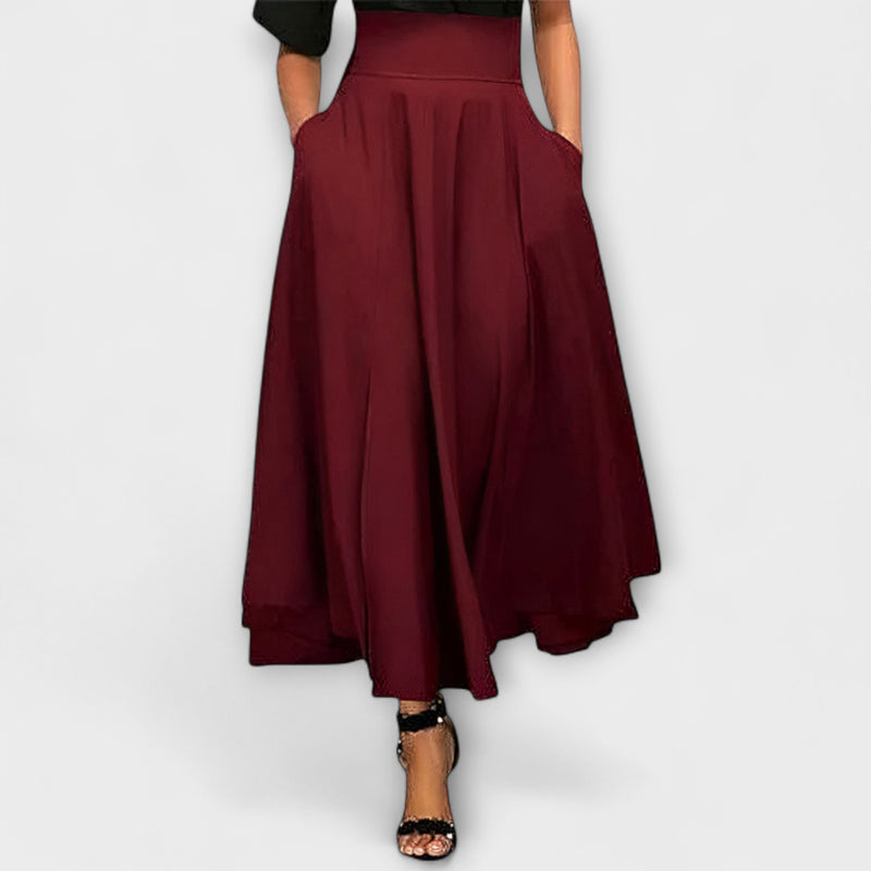 Luitgard - Eleganter Maxi-Rock im Chic-Stil