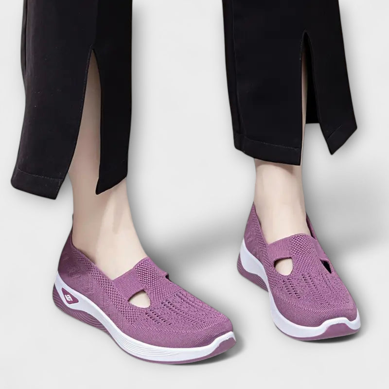 Martha - Komfort Plus Orthopädische Wanderschuhe in Lila