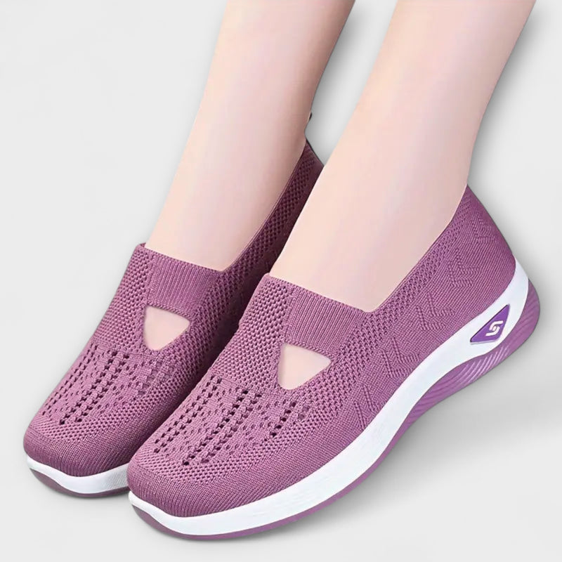 Martha - Komfort Plus Orthopädische Wanderschuhe in Lila