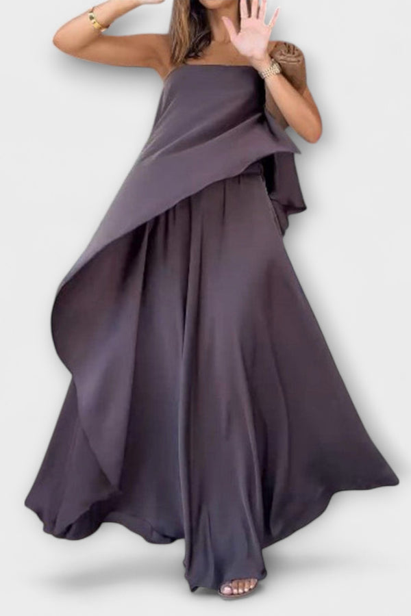 Ruby - Schickes ärmelloses Bandeau-Top und Rock