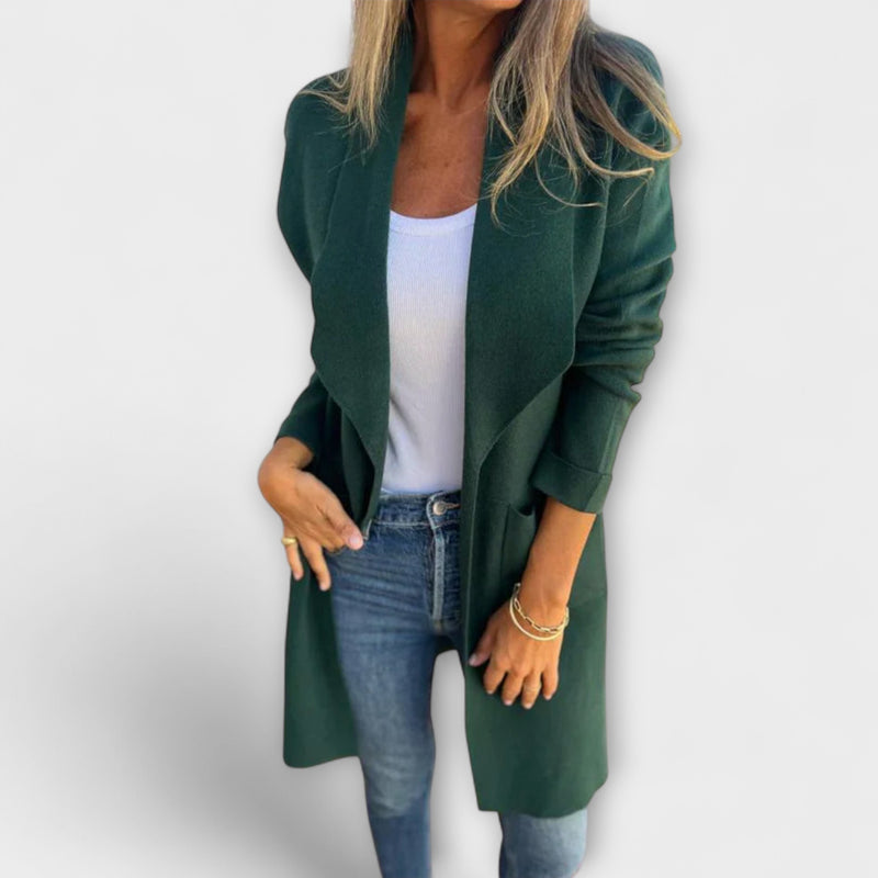 Eliane - Eleganter Longline-Cardigan